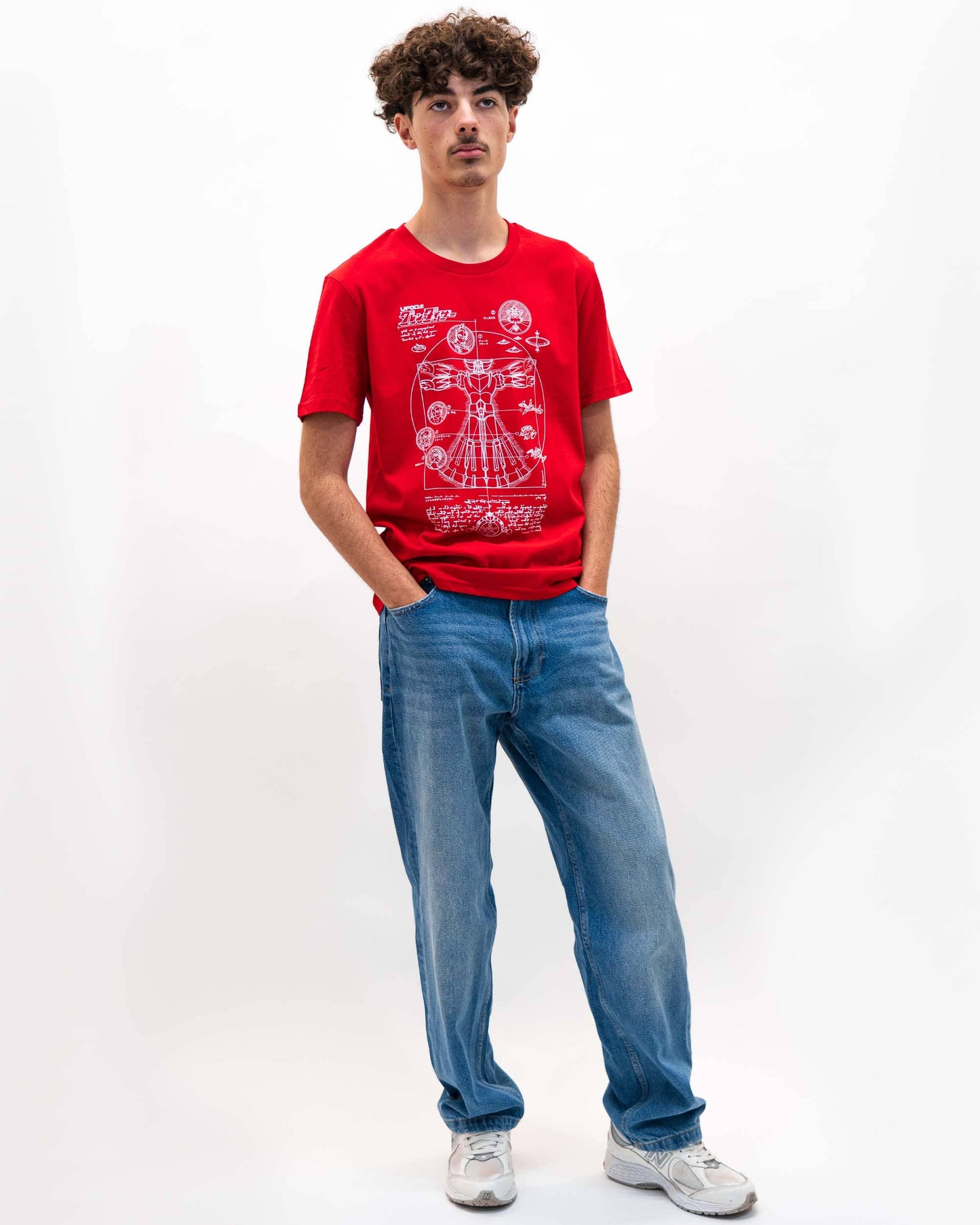 T-shirt grafica Goldorak in cotone biologico