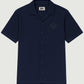 Polo unisex in cotone piqué navy con logo ricamato
