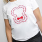 T-shirt Donna Antimacchia con Stampa Love
