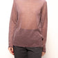 Maglione glitterato con scollo a barca in maglia 3D