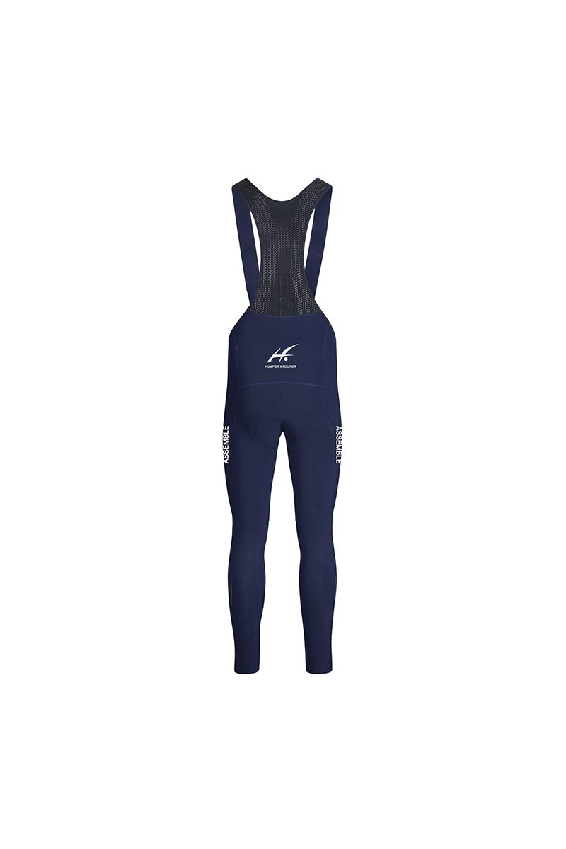 Culotte lunga da ciclismo blu navy