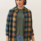 Camicia slim Olivia a quadri Moonbow