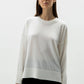 Pullover oversize girocollo in lana merino extra fine