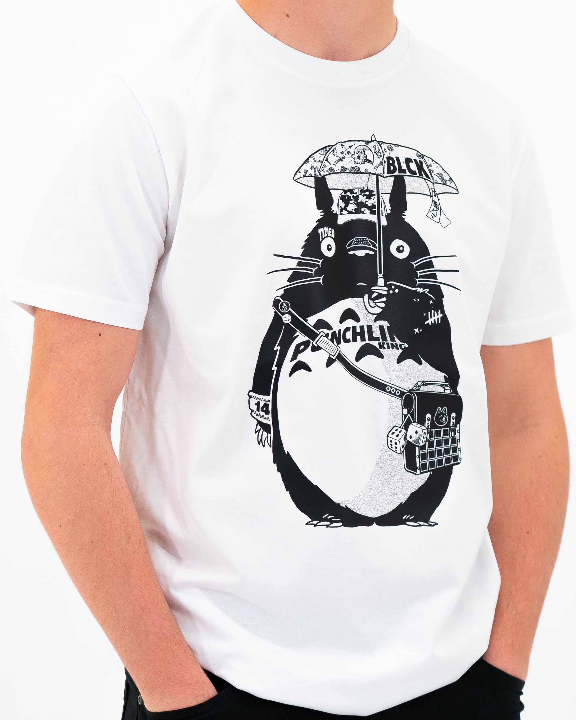 T-shirt Street Totoro con grafica tattoo