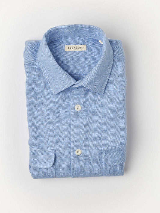 Camicia in flanella Neve Sky