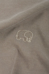 T-shirt oversize pesante in cotone biologico pigment-dyed Brindle