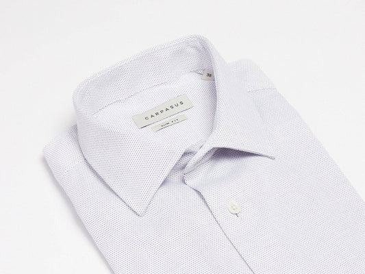 Camicia elegante slim fit blu Lagos