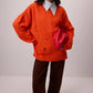 Maglione in maglia effetto vintage destroyed