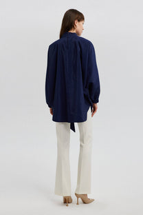 Tunica lunga Cupra blu navy