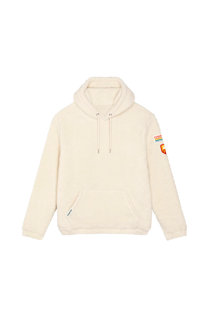 Felpa hoodie Snugger in poliestere riciclato