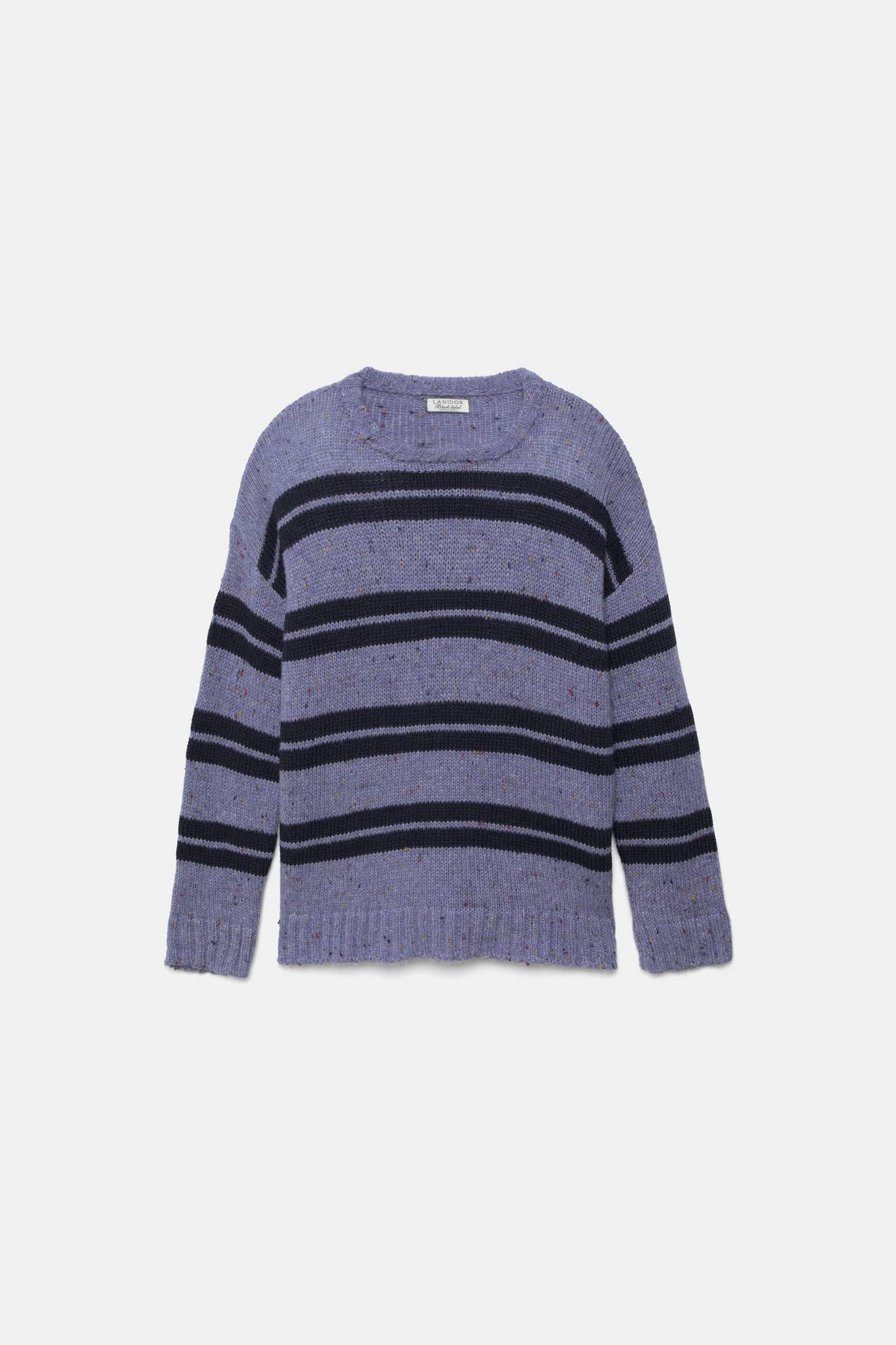 Maglione a righe in maglia