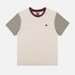 T-shirt uomo color block in cotone biologico