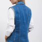 Gilet in denim da donna