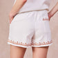 Shorts Paquerette in cotone ricamato