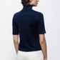Maglione dolcevita a maglia rasata con maniche 3/4