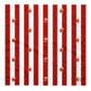 Sciarpa multifunzione Negroni a righe rosse
