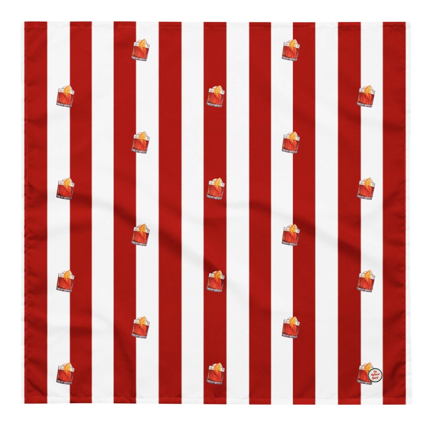 Sciarpa multifunzione Negroni a righe rosse