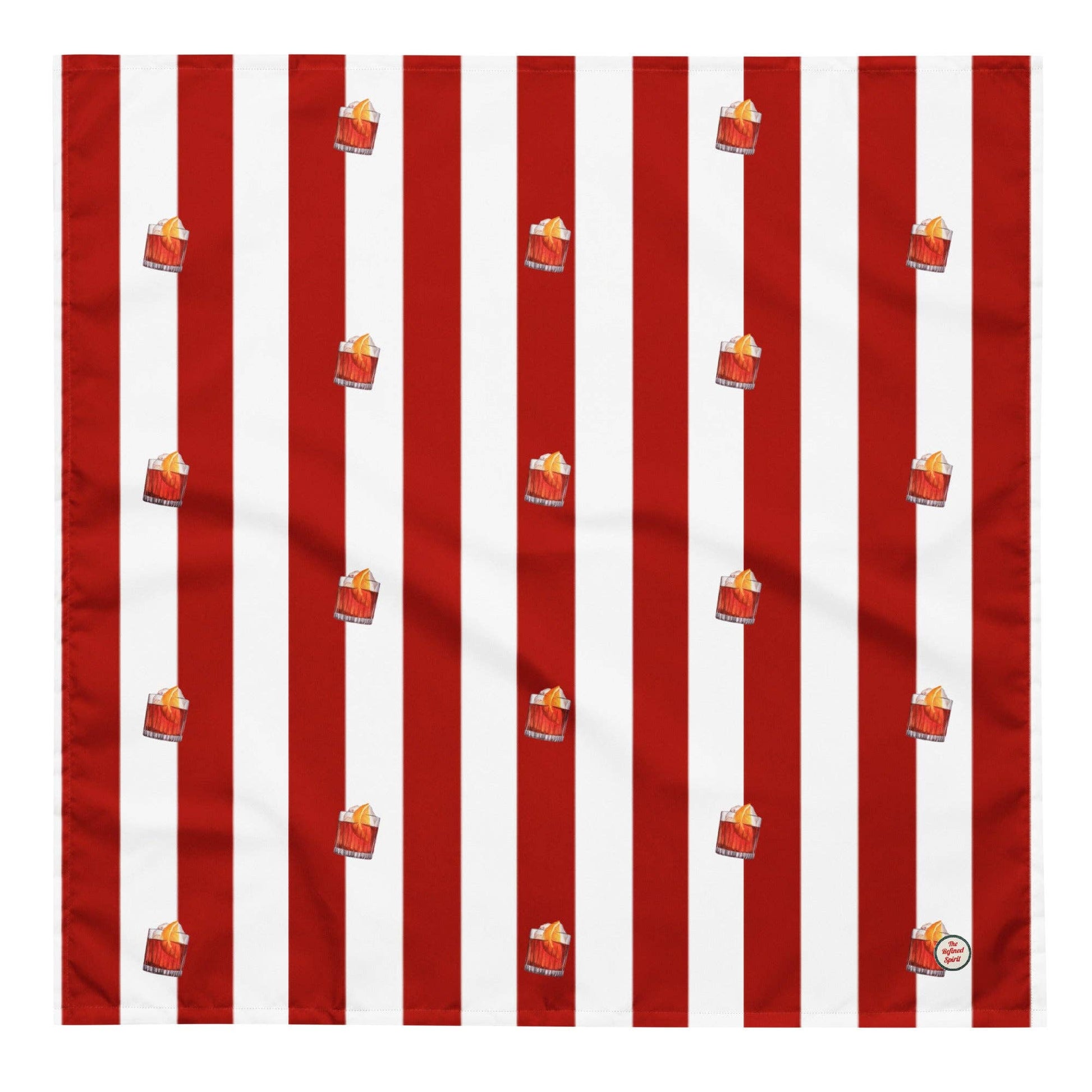 Sciarpa multifunzione Negroni a righe rosse