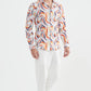 Camicia fantasia premium slim fit da uomo