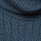Maglione dolcevita a maglia strutturata