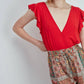 Body GUIMANOS con scollo a V in rete
