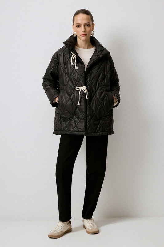Cappotto trapuntato oversize