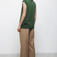 Pantaloni dritti minimal con tasche oblique