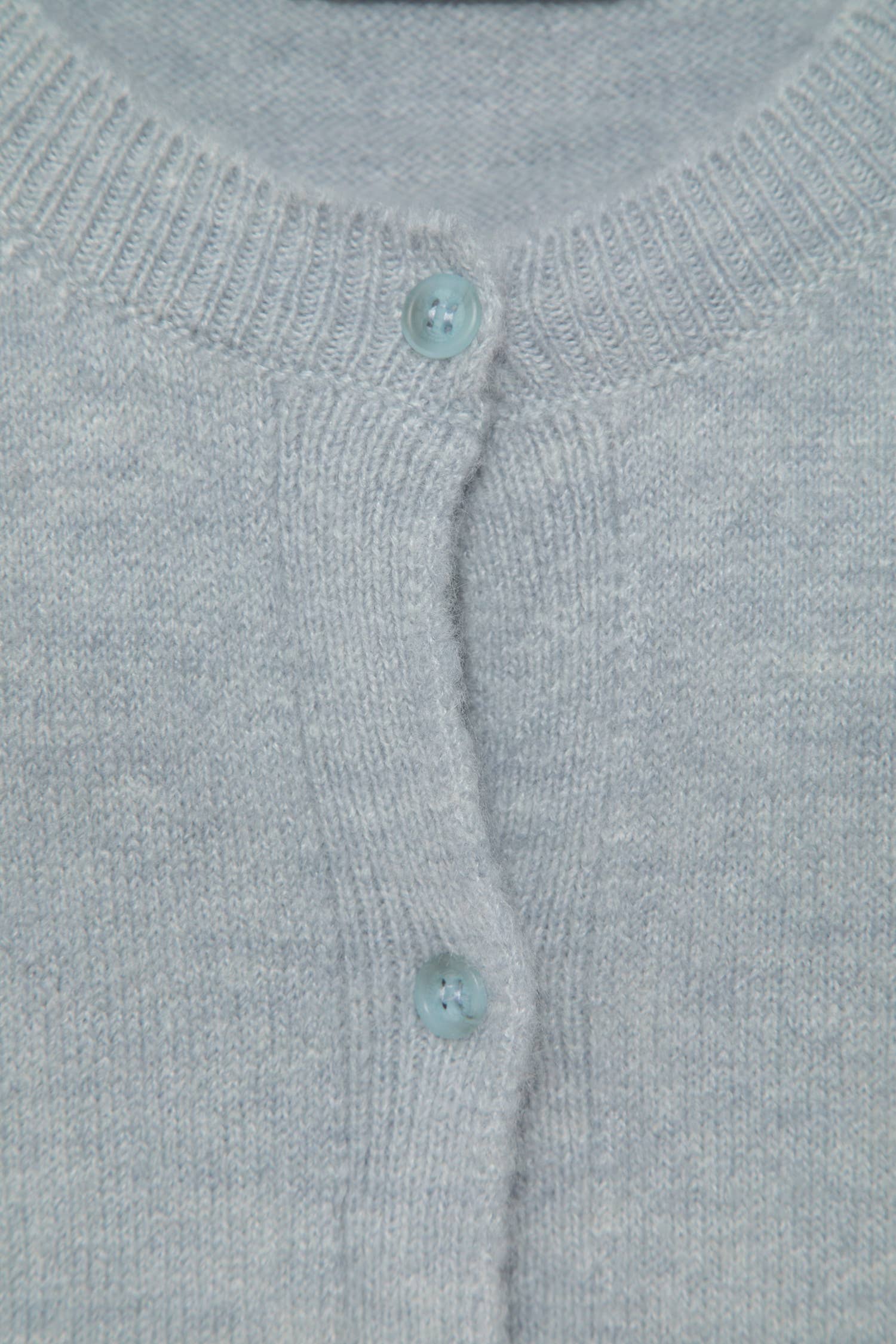 Cardigan in maglia rasata con maniche 3/4
