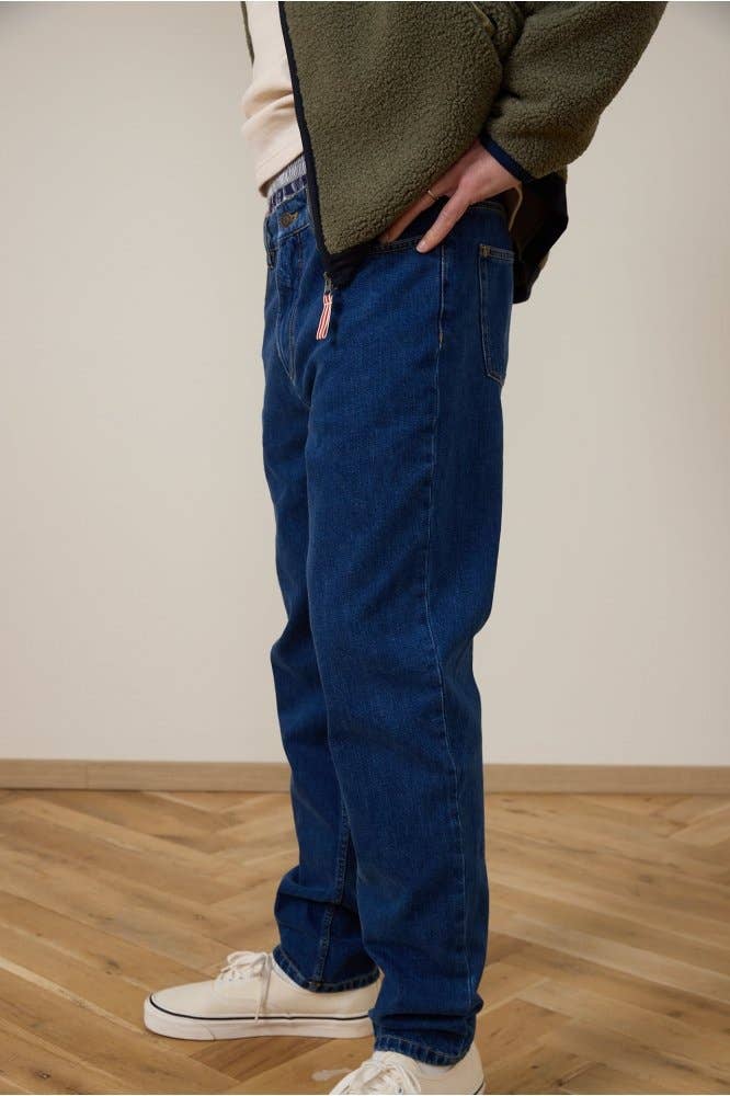 Jeans slim da uomo Cooper in denim blu