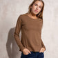 Maglia donna basic in cotone elasticizzato