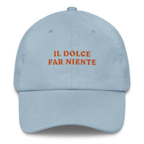 Cappellino da baseball con ricamo "Il Dolce Far Niente"