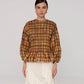 Blusa in popeline con bottoni