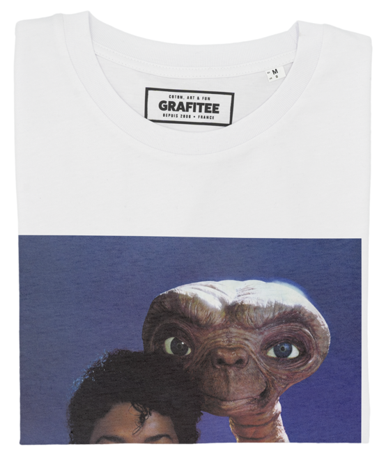 T-shirt unisex in cotone biologico con stampa E.T.