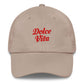 Cappellino da baseball ricamato Dolce Vita
