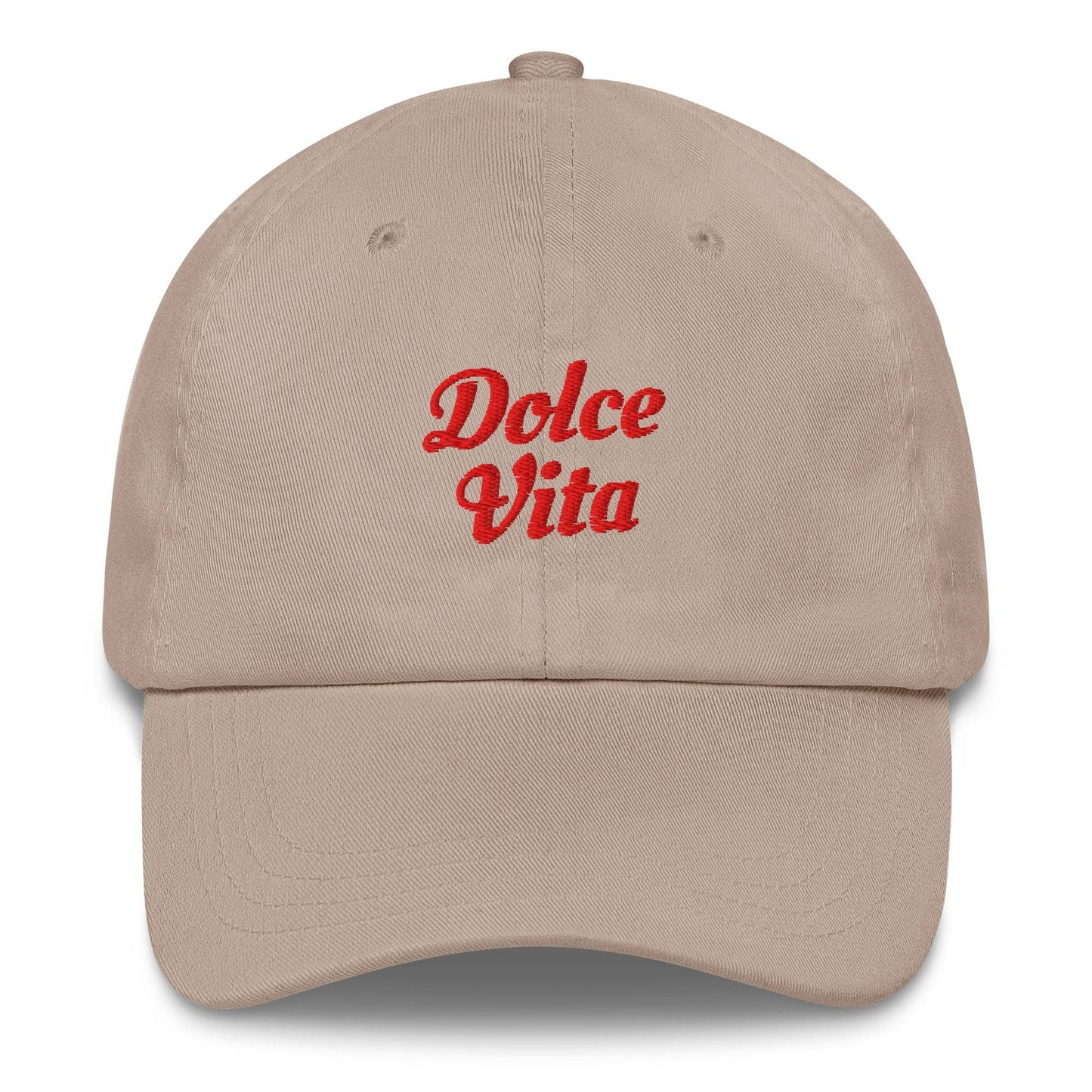 Cappellino da baseball ricamato Dolce Vita