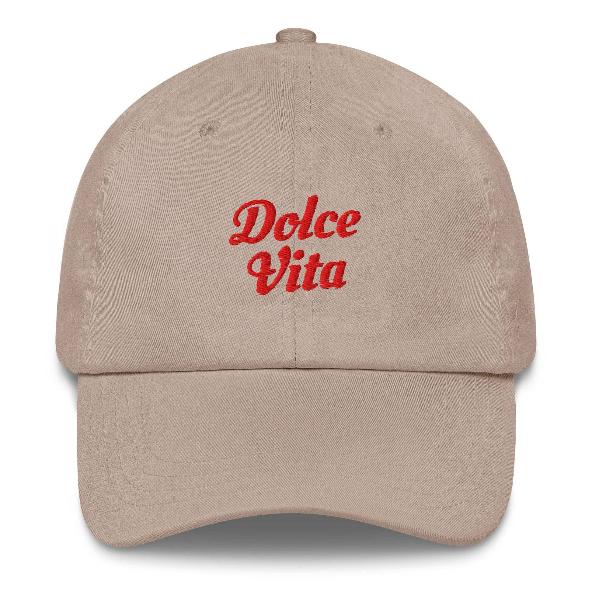 Cappellino da baseball ricamato Dolce Vita