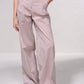 Pantaloni palazzo a righe in cotone