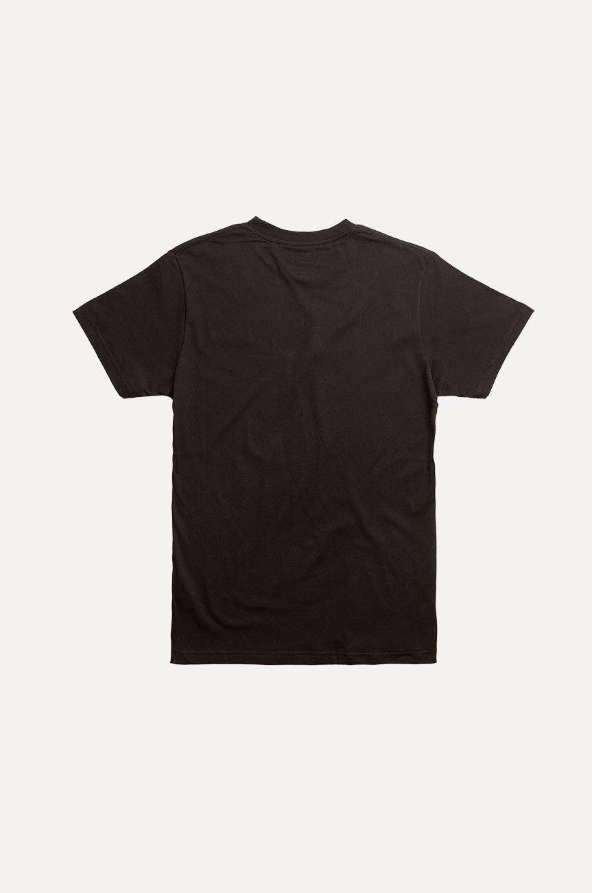 T-shirt Essenziale Nera in Cotone Biologico