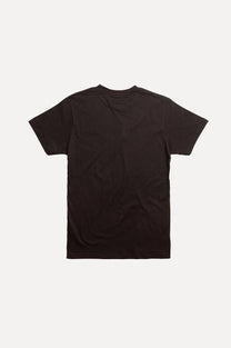 T-shirt Essenziale Nera in Cotone Biologico