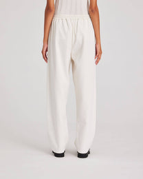 Pantaloni in twill di cotone biologico con coulisse