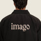 Giacca bomber nera unisex in cotone organico