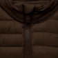 Gilet trapuntato con collo alto