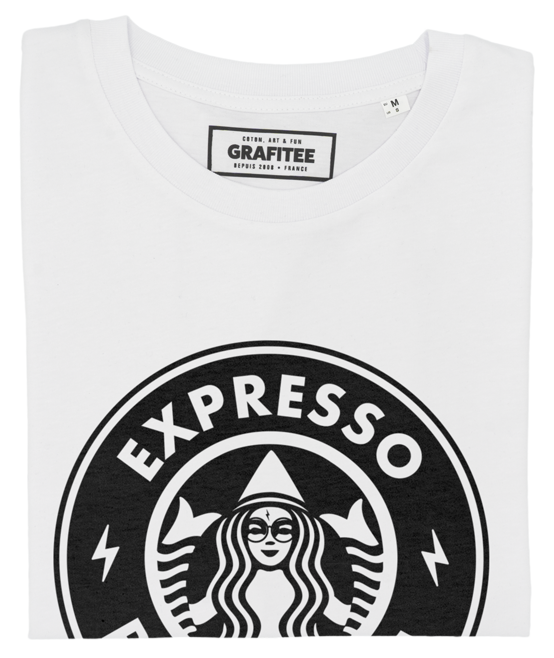 T-shirt grafica Expresso Patronum in cotone biologico