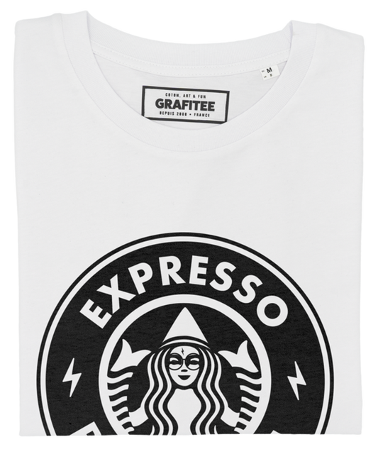 T-shirt grafica Expresso Patronum in cotone biologico