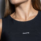 Top nero antimacchia in lycra