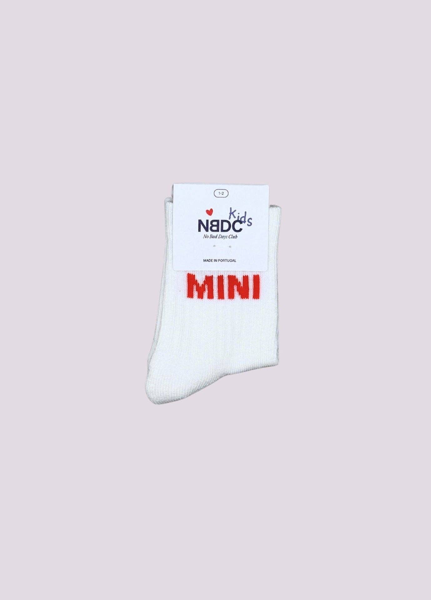 Mini calzini kids con scritta