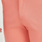 Pantaloni chino elasticizzati corallo