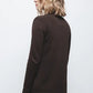 Cardigan in maglia rasata con scollo a V