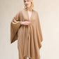 Maxi mantella in misto cashmere