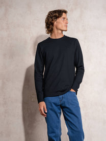 Maglia uomo a manica lunga in cotone e poliestere